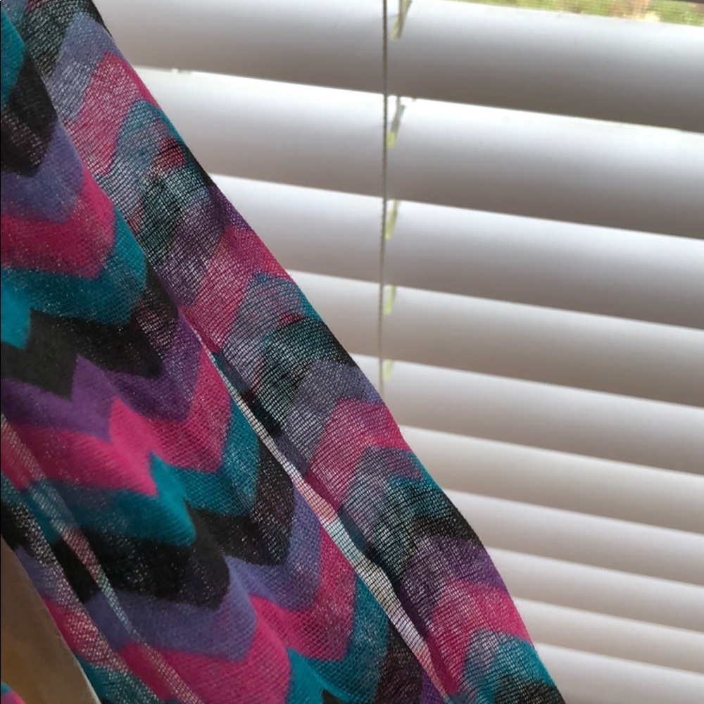 multi colored infinity scarf